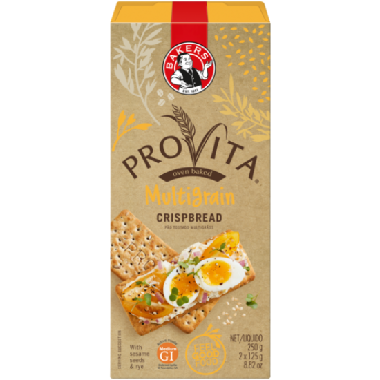 BAKERS PROVITA MULTI GRAIN 250GR