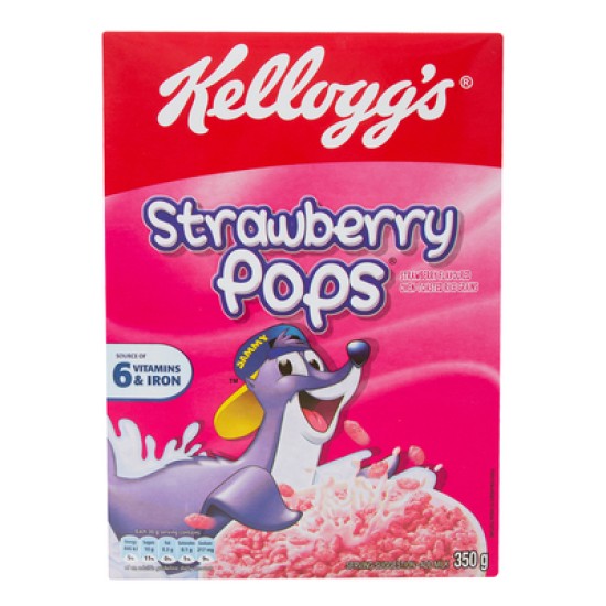 KELLOGG'S STRAWBERRY POPS 350GR