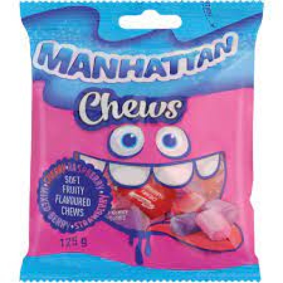 MANHATTAN CANDY FRUIT CHEWS 125GR