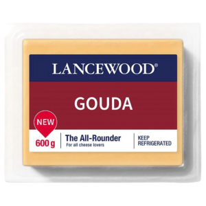 LANCEWOOD GOUDA CHEESE 600GR